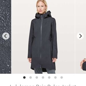 Lululemon long rain coat size 4